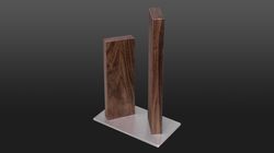 knife holder, knife block walnut