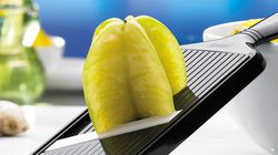 Coltello per verdure e frutti, Affettatrice gourmet regolabile