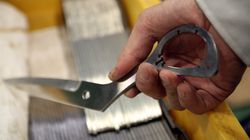 Stainless steel, extra-long scissors