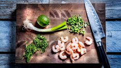 Coltello per verdure e frutti, Coltello da cuoco alveolare