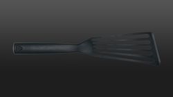 Vegetable/fruit knife, nylon turner