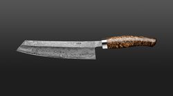 Coltello per verdure e frutti, Coltello da cuoco completamente d'acciaio damasco