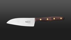 Oak/Walnut wood, K2 small chef's knife