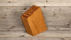 Bloccho di coltelli, Messerblock Schweizer Holz