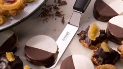 triangle ustensile de cuisine, spatule à confiserie coudée