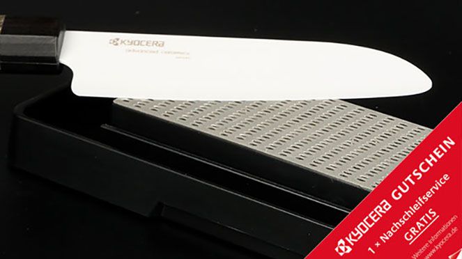 
                    Kyocera Keramik Schälmesser: Gratis Nachschleifservice