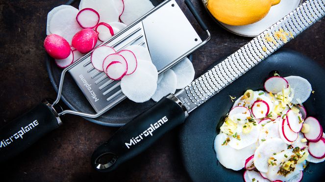 
                    Zester und Gourmethobel des Gourmet Raspel Sets von Microplane